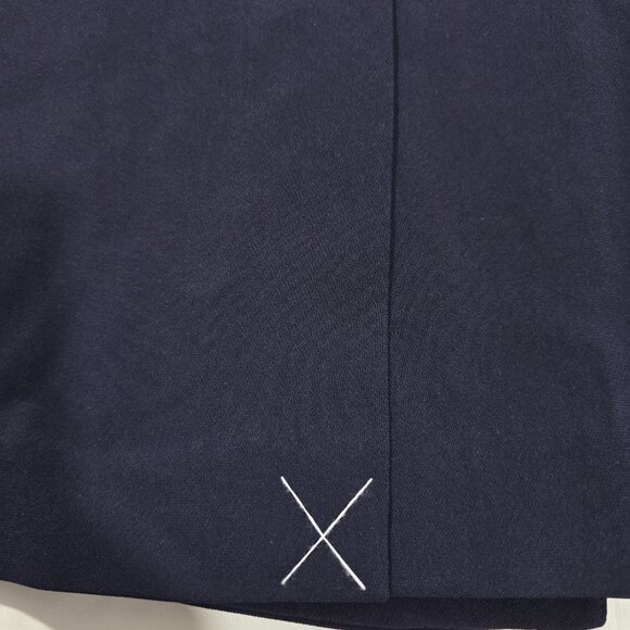 Talbots Women’s Easy Travel Collarless Blazer Navy Size 10 NWT - Picture 15 of 16